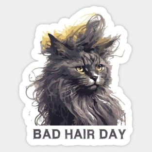 Bad hair day Sticker